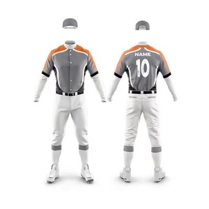2025 nueva llegada al por mayor sublimada béisbol Jersey poliéster hombres Softball desgaste equipo béisbol Jersey conjunto completo para jóvenes - Product Image 5