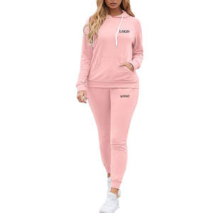 Tenues d'hiver en polaire 2 pièces personnalisées pour femmes, pull à capuche imprimé, sweat-shirt droit, pantalons de survêtement, survêtements - Product Image 6