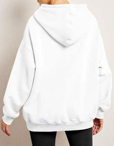 Venta al por mayor de las mujeres de gran tamaño con capucha OEM personalizado polar pulóver sudadera de manga larga directo de fábrica de etiqueta privada - Product Image 1