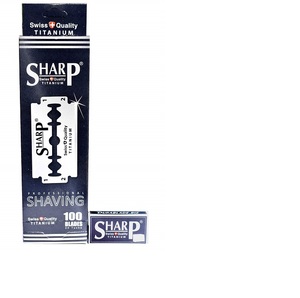 Cuchillas de Repuesto Durablade Sharp de Titanio de Doble Filo para Maquinilla de Afeitar de Seguridad |   100 Cuchillas de Acero Inoxidable para Hombre |   Paquete al por Mayor - Product Image 1