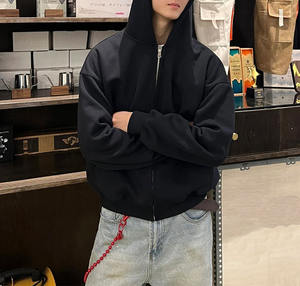 Sudaderas con Capucha y Cremallera para Hombre, Estilo Urbano, Unisex, Personalizadas con Logotipo por Sublimación - Product Image 1