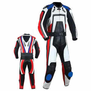 Costumes de moto de course personnalisés de haute qualité pour hommes veste et costumes de moto en cuir véritable de nouveau Style imperméables et résistants - Product Image 3