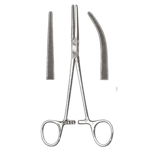Pinces hémostatiques Crile Rankin 16 cm droites et courbes, ensemble d'instruments chirurgicaux, manuel - Product Image 4