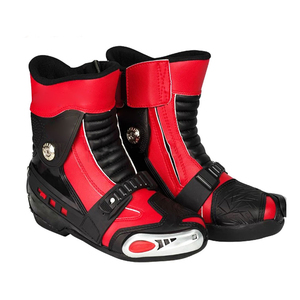 Chaussures confortables Chaussures de moto sur mesure Chaussures en cuir véritable de moto Bottes de moto les plus vendues à vendre - Product Image 2