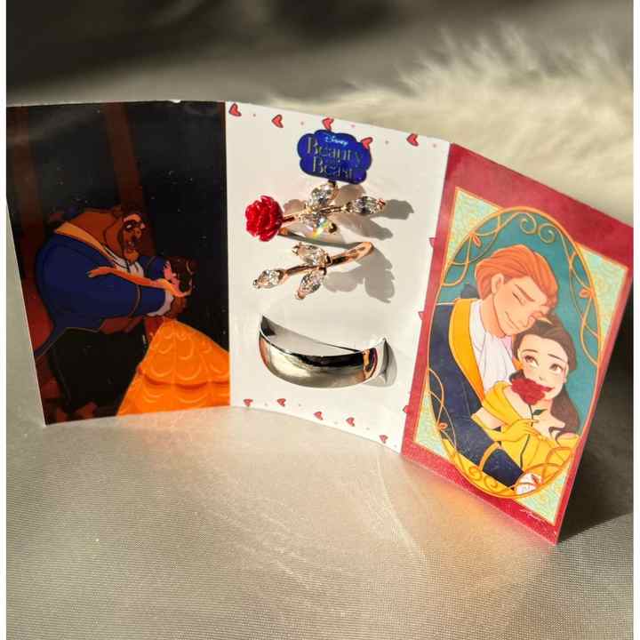Beauty and the Beast Ring Set
