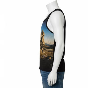 Débardeurs en coton pour hommes, imprimés par transfert thermique, doux, respirants, sans manches, pour la salle de sport, le fitness, vêtements décontractés, vente en gros, XS - Product Image 2