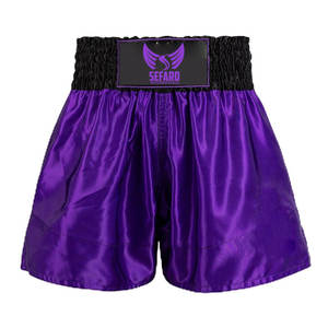 Pantalones cortos de Muay Thai con diseño único, precio barato, venta directa de fábrica, logotipo personalizado, pantalones cortos de Muay Thai - Product Image 1