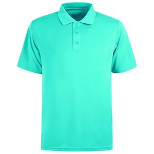 เสื้อโปโลแขนสั้นลำลองสำหรับผู้ชายแห้งเร็วสำหรับฤดูร้อนมีโลโก้ปักที่เรียบง่ายและมีสไตล์ - Product Image 1