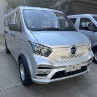 KAMA Nueva Furgoneta Eléctrica de Pasajeros de 11 Plazas, Minibús Pequeño EV con Transmisión Automática, 225 km de Autonomía, Euro 4, China