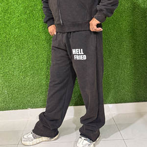 2025 Unisex Lightweight Breathable Elastic Fleece Plus Size Streetwear Hoodie Sweatpants <b>Jogger</b> Sets 2 Piece Winter Sweatsuits - Product Image 6