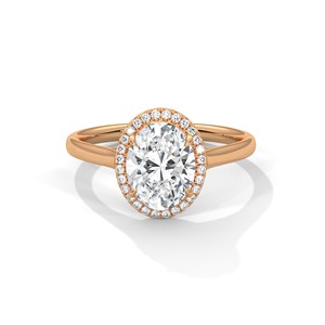 2.0 ct Oval Cut Moissanite Halo <b>Solitaire</b> <b>Ring</b> 925 Sterling <b>Silver</b> Engagement Band for Women Wedding Anniversary Fine Jewelry - Product Image 3