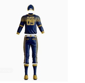 เสื้อเบสบอลทีมพิมพ์ลายโลโก้แบบซับลิเมชั่น คุณภาพพรีเมียม เสื้อทีมสั่งทำพิเศษ งานปักคุณภาพสูง สไตล์ผู้ใหญ่ รุ่น PRO รหัสสินค้า RRI-BU-06 - Product Image 4