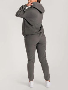 100% calidad superior estilo bordado hombres pantalones de chándal de gran tamaño y sudadera con capucha personalizada 100% algodón polar unisex conjunto con capucha - Product Image 5