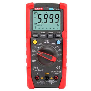 Multímetro Profesional UT191T para Pruebas de Circuitos, 6000 Contadores, Voltímetro AC/DC, Probador de Capacitancia y Ohmímetro para Automóviles - Product Image 3