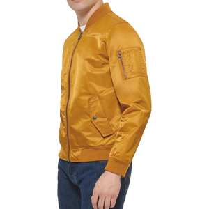 Chaqueta Bomber Harrington Atemporal para Hombre |   Abrigo Informal Cómodo de Mezcla de Algodón, Prendas Personalizadas de Alta Calidad para Marcas de Estilo de Vida - Product Image 2