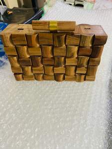 Bolsos de Mano y Carteras de Madera de Lujo Hechos a Mano, con Cadena Cruzada para Mujer, al Precio Más Bajo - Product Image 4