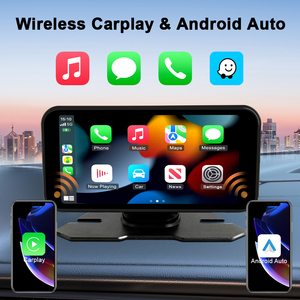 Adaptateur CarPlay sans fil portable avec écran IPS de 6 pouces, Android 14, pour motos, étanche IP68, support GPS pour rétroviseur, garantie 1 an - Product Image 3