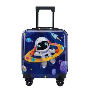 2025 nuevo ABS estuche de viaje para niños dibujos animados lindo 16 pulgadas Trolley Case venta directa de fábrica maleta para niños barata - Product Image 4