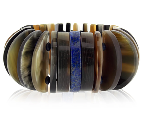 Brazalete de cuerno blanco Pulsera de joyería de cuerno Función de Evento de calidad premium con brazaletes elegantes Producto de Venta caliente - Product Image 4