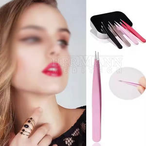 Pinzas para Cejas Antideslizantes de Primera Calidad, Acero Inoxidable Puntiagudo, Herramienta Duradera y Ligera para Depilación Precisa en Casa o en el Salón - Product Image 3