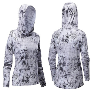 Sweat-shirts de pêche pour hommes personnalisés avec logo, en polyester extensible dans quatre directions, impression numérique intégrale, légers et à séchage rapide, vente en gros - Product Image 3