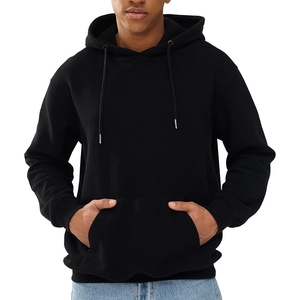 Bloc de couleur à capuche hommes 340 GSM coton contraste panneau pull personnalisé mode rue Style à capuche hiver à la mode haut à capuche - Product Image 1