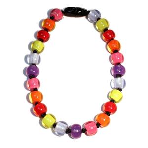 Collares de cuerno Vintage étnicos de alta calidad para mujer, cuentas de resina acrílica coloridas, regalo, joyería de moda india, estilo grueso para mujer - Product Image 2