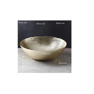 Bol décoratif en laiton de dernière génération, forme ronde, taille personnalisée, pour servir des collations, des dattes, au prix le plus bas - Product Image 1