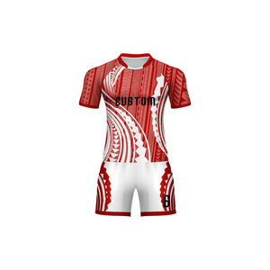 Diseños de uniformes de voleibol de color sólido personalizados Ropa de voleibol para hombres y mujeres impresa de secado rápido - Product Image 1