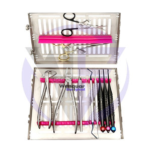 ชุดเครื่องมือถอนฟันแบบแมนนวล ทำจากสแตนเลสคุณภาพสูง สำหรับการถอนฟันอย่างปลอดภัยและแม่นยำ - Product Image 4