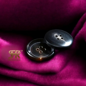 Botones de cuerno de búfalo Premium de 4 agujeros Diseño clásico natural para camisas y abrigos Accesorios de ropa formal elegante - Product Image 6