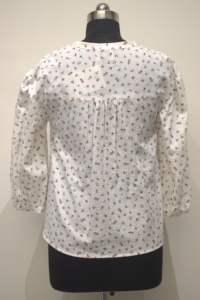 <b>Summer</b> Elegant White Lace Decoration Mini <b>Dress</b> Adults Straight Silhouette Puff Sleeve Tassel Natural Waistline Printed <b>Vintage</b> - Product Image 2