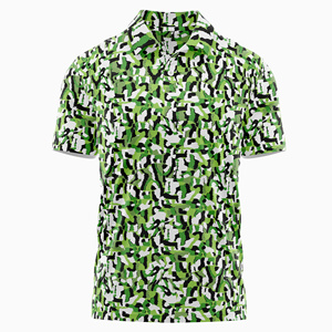 Polo de golf de qualité supérieure Tissu à séchage rapide Motif d'impression personnalisé Chemises polo pour hommes Coupe régulière Vêtements de golf Grossiste - Product Image 2