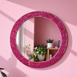 Lampes suspendues en mosaïque de verre rondes sur mesure avec miroirs, idéales pour la décoration intérieure et les magasins d'éclairage - Product Image 6