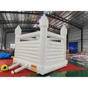Castillo Inflable Blanco para Bodas, Brincolín Grande para Niños Pequeños, Castillo Hinchable Blanco para Fiestas en Interiores - Product Image 1