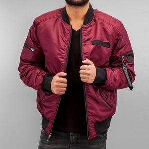 Chaqueta Bomber de invierno de alta calidad, estilo callejero de gran tamaño, cuello levantado, Impresión de logotipo personalizado, tela de lona, precio al por mayor - Product Image 1