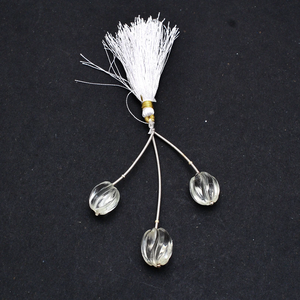 Cristal de cuarzo 12x14mm-13x16mm tallado trenzado calabaza juego de cuentas cristal Natural semipreciosas piedras preciosas cuentas facetadas para joyería - Product Image 4