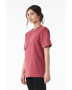 เสื้อยืดผ้าแคนวาสสีแดงสไตล์วินเทจขนาดใหญ่สำหรับผู้ชายและผู้หญิง6ออนซ์ไหล่ทรงหยดน้ำหนัก6ออนซ์เสื้อยืดขนาดใหญ่ - Product Image 2