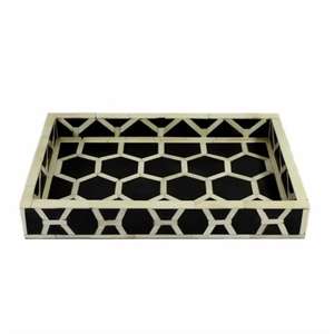 New Bone Inlay <b>Tray</b> <b>With</b> <b>Handle</b> Table Top Coffee <b>Tea</b> Cold Drink Serving <b>Tray</b> Handmade Hotel Restaurant Serving <b>Tray</b> Home Kitchen - Product Image 6