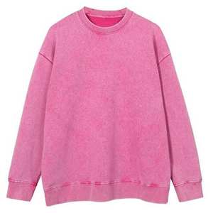 Sudaderas de lavado ácido, ropa deportiva ligera para hombre, ropa informal, sudaderas, sudaderas de algodón 100% holgadas con lavado ácido - Product Image 1