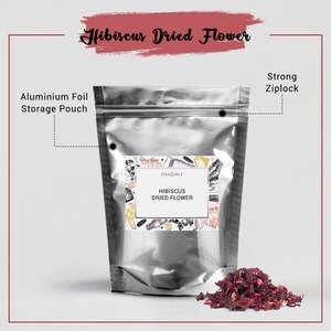 Thé en vrac de fleurs d'hibiscus séchées biologiques certifié ISO, saveur santé et minceur, feuilles fraîches disponibles en vrac, sachet, boîte, tasse - Product Image 3