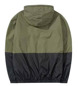 Chaqueta Cortavientos Impermeable para Hombre, Diseño Nuevo, con Cremallera Arrugada, Informal, con Capucha, Transpirable, para Verano - Product Image 2