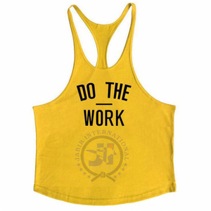 Nueva llegada ropa de fitness personalizada verano poliéster músculo gimnasio Fitness hombres camiseta sin mangas secado rápido hombres chaleco transpirable - Product Image 4