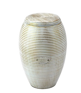 Urne funéraire en aluminium pour cendres humaines-Urne funéraire adulte fabriquée à la main-Urne commémorative abordable pour cendres - Product Image 4