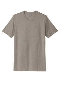 Tri-mélange doux coton lavé t-shirt hommes refroidissement col rond t-shirts Bella toile vêtements personnalisés unisexe Tri-mélange piste t-shirt - Product Image 6