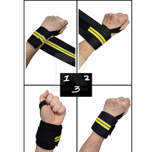 Muñequeras de Powerlifting para Entrenamiento en Gimnasio, Crossfit, Entrenamiento de Fuerza, Equipo de Soporte, Muñequeras de Gimnasio - Product Image 5