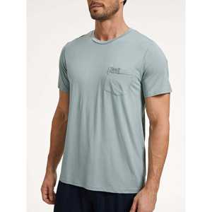 T-shirt Quotidien Premium Personnalisé pour Homme 100% Coton Biologique Tricoté 220 Grammes Fibre de Bambou Teint Uni Compressé - Product Image 2
