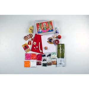 Kit Diwali Lakshmi Puja todo en uno con 31 ingredientes para Holiday Puja - Product Image 1