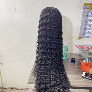 Perruques en cheveux humains pour femmes noires, vente en gros, cheveux vierges péruviens, perruque Lace Frontal transparente, offre spéciale - Product Image 5