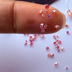 Diamantes Sueltos Melee de Laboratorio, Color Rosa Fantasía, Forma Redonda, Claridad VS, 2mm, para Joyería, Venta al Por Mayor Directo de Fábrica - Product Image 4